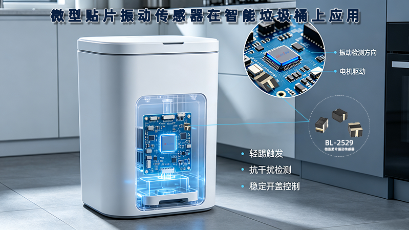 微型贴片振动传感器推动智能垃圾桶感应规划升级
